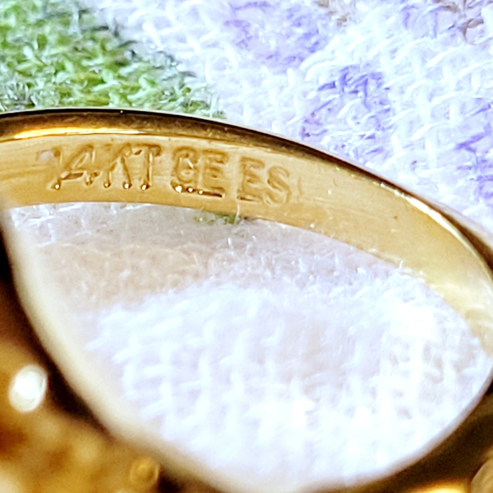 14kt GE ES Size 4 - Picture 4 of 10